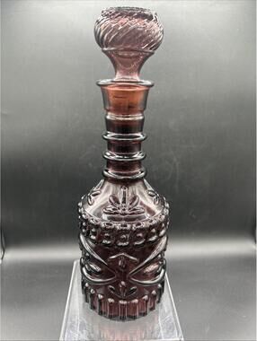 Jim Beam Vintage Purple Genie Bottle Whiskey Decanter From The 1960’s